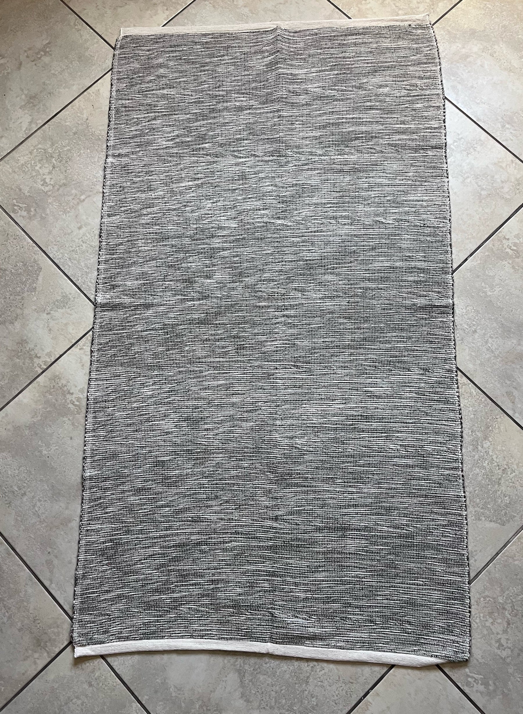 Beira de Cama Mesclada Verde e Terracota - 85cm x 1,56m