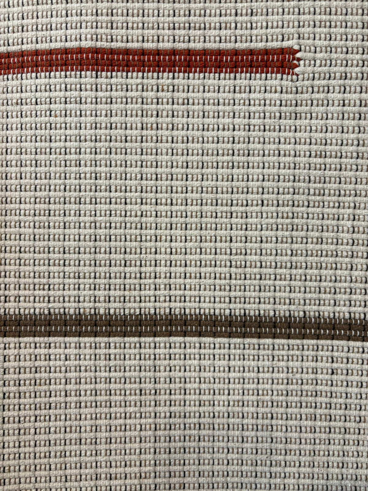 Beira de Cama Cru com Listras - 1,57 m x 85 cm