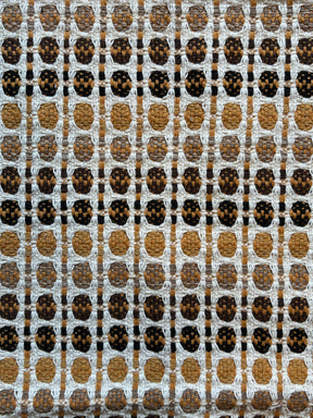 Beira de Cama Indiano Amarelo e Marrom - 1,48m x 70cm